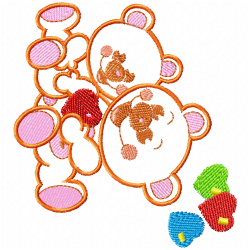 Teddy Embroidery Design 12